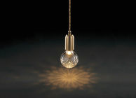 La chiara sospensione di cristallo della lampadina accende il vetro + il metallo delle lampade di 7W G9 LED