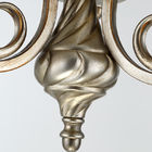 candeliere europeo del metallo 300W e di vetro con la luce delle tonalità di lampada 3