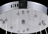 K9 candeliere moderno di cristallo di lusso del cromo 18W LED che accende 7500K - 8000K per Antivari/hotel