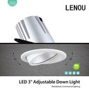 Riscaldi l'alta luminosità bianca cucina/del bagno il LED Downlights 140 lm/W