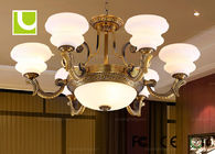 E27/E26 il candeliere di cristallo del soffitto LED si accende con la placcatura elettrolitica superiore