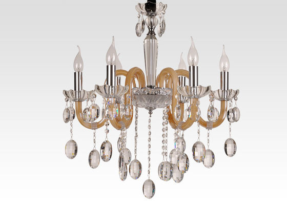 Candeliere a cristallo di lusso dell'interno moderno/candeliere di art deco per il condimento del ristorante