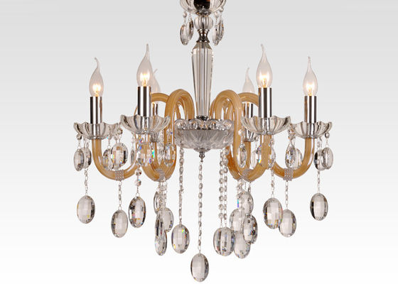 Candeliere a cristallo di lusso dell'interno moderno/candeliere di art deco per il condimento del ristorante
