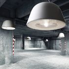 Luce moderna bianca della sospensione del soffitto alto per il magazzino, luminoso eccellente