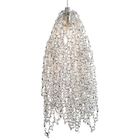 Il pendente di cristallo di doppi strati accende la base della lampada E14 per il negozio di vestito da sposa