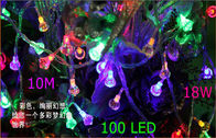100 la corda all'aperto di watt LED delle lampadine 18 accende il bianco caldo, luci della corda del globo del LED