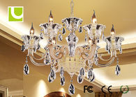 Lampada di cristallo luminosa eccellente del soffitto del pendente LED per il conservatorio/club