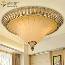 Lampada di vetro del soffitto del candeliere/resina del soffitto del ferro battuto
