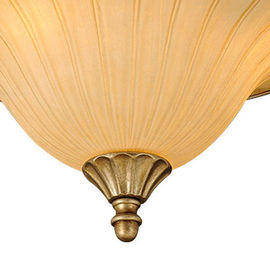 Lampada di vetro del soffitto del candeliere/resina del soffitto del ferro battuto