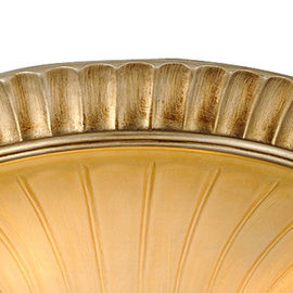 Lampada di vetro del soffitto del candeliere/resina del soffitto del ferro battuto