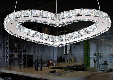 I candelieri moderni di cristallo funky/cuore della luce hanno modellato la lampada di pendente 7500K - 8000K