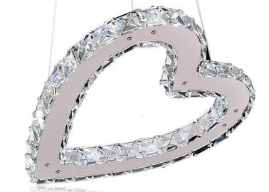 I candelieri moderni di cristallo funky/cuore della luce hanno modellato la lampada di pendente 7500K - 8000K