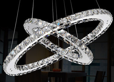 Lampada di cristallo moderna funky del candeliere di K9 LED/illuminazione lussuosa del pendente con l'acciaio inossidabile