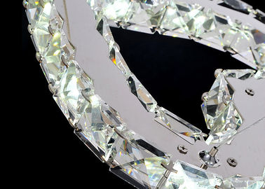 Candeliere a cristallo di lusso moderno a forma di del cuore