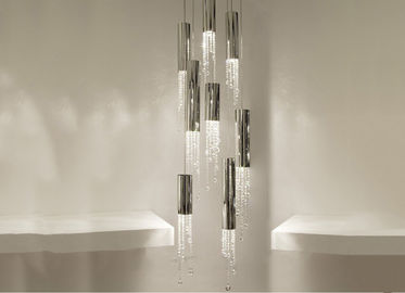 Luce a cristallo di lusso del candeliere, lampade del LED per le ville
