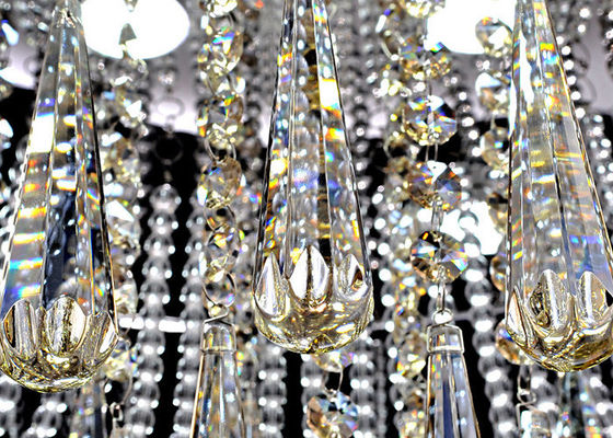Candelieri di cristallo di lusso moderni bianchi soffitto di vetro delle lampade/delle plafoniere