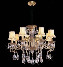 Illuminazione a cristallo contemporanea d'ottone durevole del candeliere con l'alto potere LED