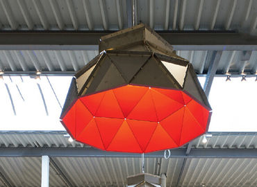 Grandi plafoniere d'attaccatura industriali, grandi lampade di pendente per illuminazione commerciale