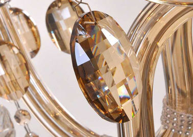 Candelieri moderni di vetro dell'hotel di arte di lusso grandi con il cognac elettrolitico 1500W