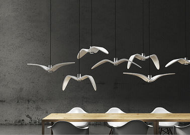 Sospensione adorabile degli uccelli notturni che accende forma bianca pura degli uccelli di illuminazione dell'acrilico LED