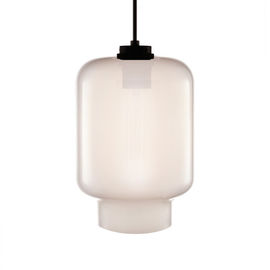 Lampada di pendente lussuosa della bottiglia di forma del vetro trasparente, lampade industriali