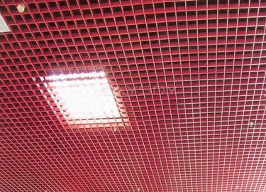Colori la griglia di alluminio del soffitto della sospensione a prova di fuoco o la griglia su ordinazione del soffitto dell'acciaio inossidabile