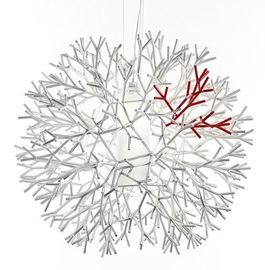 Lampada di corallo della sospensione dell'ombra della luce moderna acrilica piacevole della sospensione per sala da pranzo