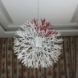 Lampada di corallo della sospensione dell'ombra della luce moderna acrilica piacevole della sospensione per sala da pranzo
