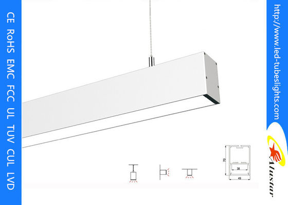 il pendente d'attaccatura cambiante LED di colore lineare commerciale di 2600k accende 49mmX70mm
