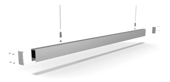 il pendente d'attaccatura cambiante LED di colore lineare commerciale di 2600k accende 49mmX70mm