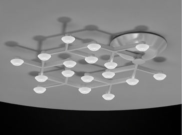 Le plafoniere d'attaccatura del cerchio della rete del LED con il LED riscaldano il bianco per i saloni