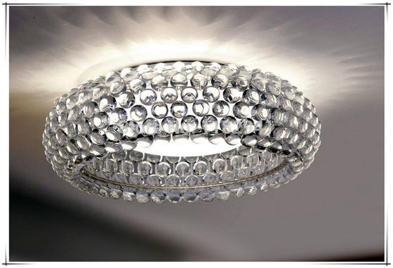 Luci trasparenti acriliche fatte a mano di vampata del soffitto, plafoniera del supporto per la decorazione domestica