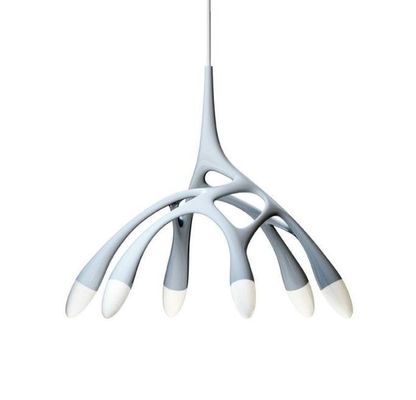 Candeliere di lusso del soffitto della zampa dell'uccello della resina del candeliere del soffitto di vetro del ramo dell'hotel