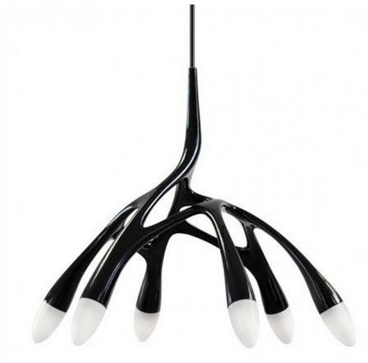 Candeliere di lusso del soffitto della zampa dell'uccello della resina del candeliere del soffitto di vetro del ramo dell'hotel