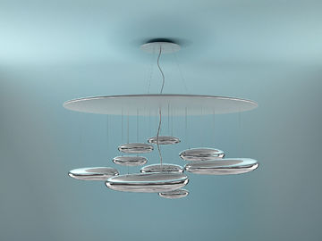 Il cromo moderno Skydro ha condotto le luci del candeliere con i materiali dell'ABS Zinc+alloy per la decorazione commerciale di illuminazione