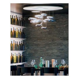 Il cromo moderno Skydro ha condotto le luci del candeliere con i materiali dell'ABS Zinc+alloy per la decorazione commerciale di illuminazione