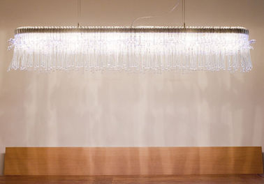 Il vetro di Trasparent ha condotto le luci del candeliere per la decorazione del salone