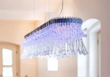 Il vetro di Trasparent ha condotto le luci del candeliere per la decorazione del salone