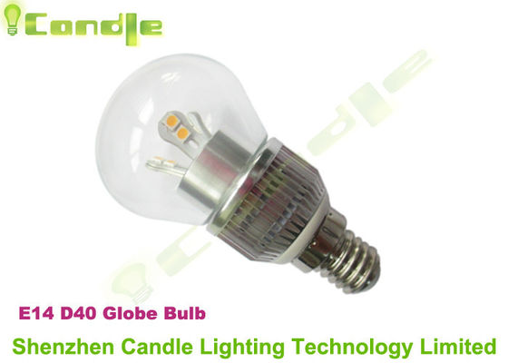 5w luminoso eccellente ha condotto la lampadina E14 del globo con il CE RoHS di angolo di visione di 360 gradi