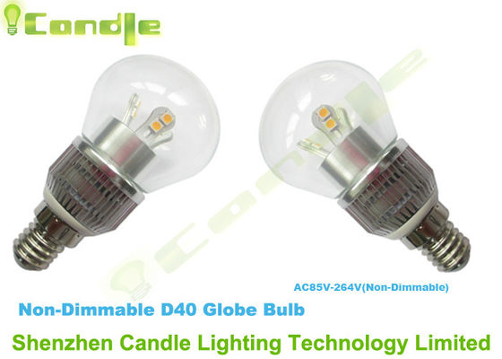 5w luminoso eccellente ha condotto la lampadina E14 del globo con il CE RoHS di angolo di visione di 360 gradi