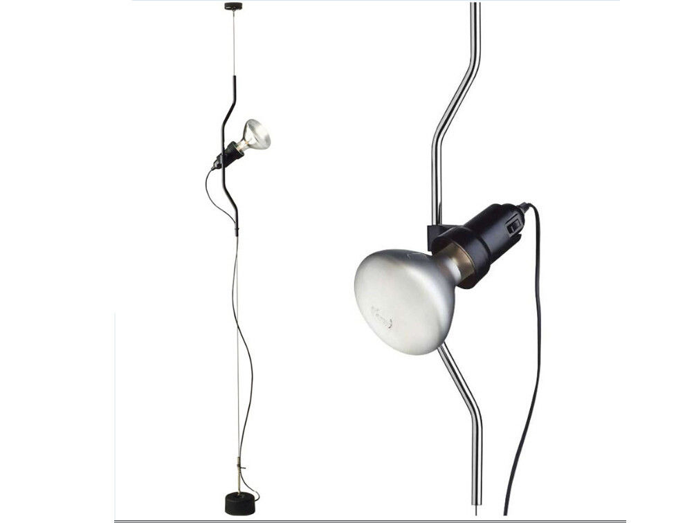 Pavimento di Parentesi del minimalista alla luce del acciaio al carbonio della lampada del soffitto con forma tubolare